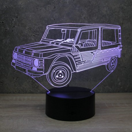 Lampe illusion 3D CitroÃ«n MÃ©hari