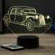 Lampe illusion 3D CitroÃ«n Traction B11 1954