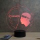 Lampe illusion 3D Corsica Corse