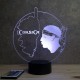 Lampe illusion 3D Corsica Corse