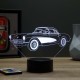 Lampe illusion 3D Corvette C1 1957