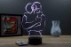 Lampe illusion 3D Couple amoureux