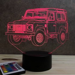 Lampe illusion 3D Defender 90