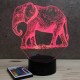 Lampe illusion 3D Ã‰lÃ©phant