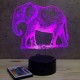 Lampe illusion 3D Ã‰lÃ©phant