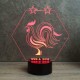 Lampe illusion 3D Equipe de France