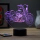 Lampe illusion 3D FatBoy Harley Davidson