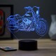 Lampe illusion 3D FatBoy Harley Davidson