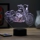 Lampe illusion 3D FatBoy Harley Davidson