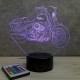 Lampe illusion 3D FatBoy Harley Davidson