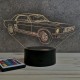 Lampe illusion 3D Ford Mustang GT 1967