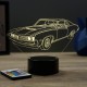 Lampe illusion 3D Ford Torino 1971