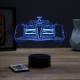 Lampe illusion 3D Formule 1 de face