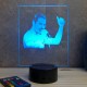 Lampe illusion 3D Freddie Mercury