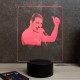 Lampe illusion 3D Freddie Mercury