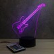 Lampe illusion 3D Guitare Basse