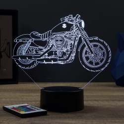 Lampe illusion 3D Harley Davidson Sportster 883 Iron