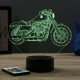 Lampe illusion 3D Harley Davidson Sportster 883 Iron