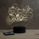 Lampe illusion 3D Honda Goldwing