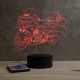 Lampe illusion 3D Honda Goldwing