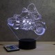 Lampe illusion 3D Indian Vintage