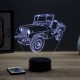 Lampe illusion 3D Jeep Willys M38 A1