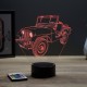 Lampe illusion 3D Jeep Willys M38 A1