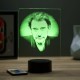 Lampe illusion 3D Johnny Hallyday