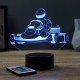 Lampe illusion 3D Karting