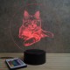 Lampe illusion 3D Maine Coon