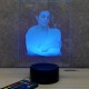 Lampe illusion 3D Michael Jackson