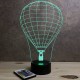 Lampe illusion 3D MontgolfiÃ¨re