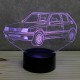 Lampe illusion 3D Peugeot 205 GTI