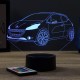 Lampe illusion 3D Peugeot 208 GTI