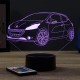 Lampe illusion 3D Peugeot 208 GTI