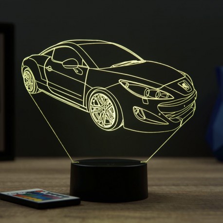 Lampe illusion 3D Peugeot RCZ Phase 1