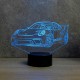 Lampe illusion 3D Porsche 911 GT3RS