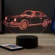 Lampe illusion 3D Porsche 911 Targa 1973