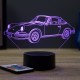 Lampe illusion 3D Porsche 911 Targa 1973