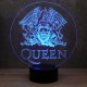 Lampe illusion 3D Queen