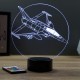 Lampe illusion 3D Rafale Dassault