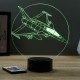 Lampe illusion 3D Rafale Dassault