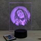 Lampe illusion 3D Reggae Marley