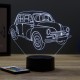 Lampe illusion 3D Renault 4CV 1960