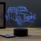 Lampe illusion 3D Renault 4CV 1960