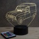 Lampe illusion 3D Renault 4L F4