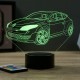 Lampe illusion 3D Renault MÃ©gane 3 RS