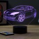 Lampe illusion 3D Renault MÃ©gane 3 RS