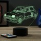 Lampe illusion 3D Renault R5 Turbo 2