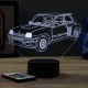 Lampe illusion 3D Renault R5 Turbo 2